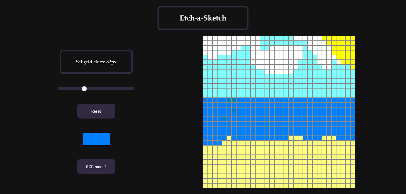 etch a sketch webpage